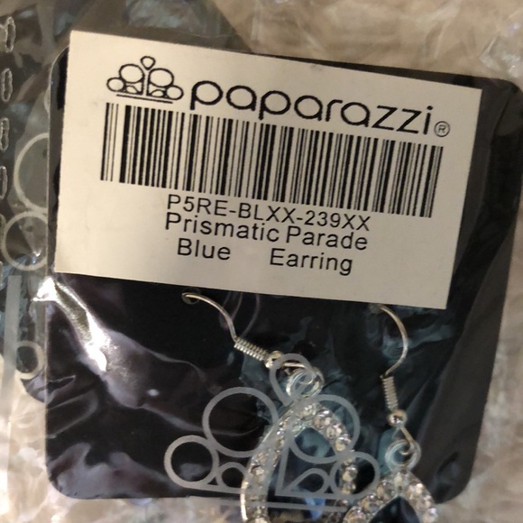 🌞Paparazzi Blue Jewelry Bracelet and Earrings New! - Picture 4 of 5